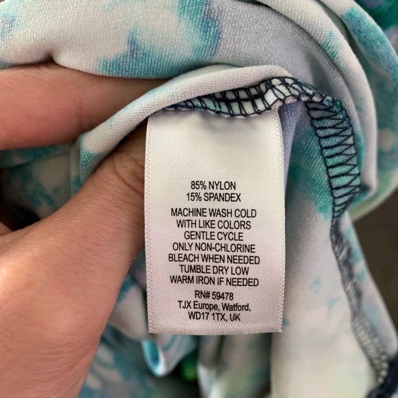 Cynthia Rowley Watercolor A-line Skirt With Pockets Size XS EUC - Picture 3 of 5